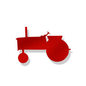 Wrought Iron Tractor RED Magnet