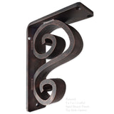 Arts N Crafts Wrought Iron Corbel | 2" Wide