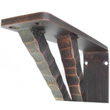 Torches Wrought Iron Corbel | 2" Wide