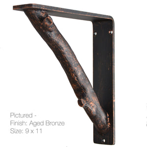 Branch Wrought Iron Corbel | 2" Wide