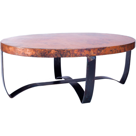 Oval Strap Cocktail Table Base | Iron Cocktail Table Base Only ...
