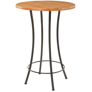 Bistro Bar Height Table with 30in Round Top