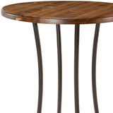 Bistro Bar Height Table with 42in Round Top