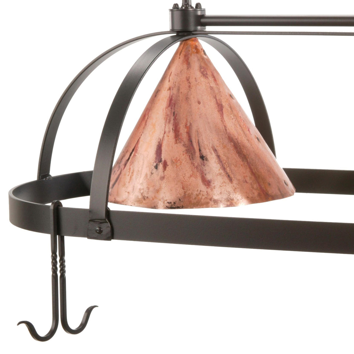 Wrought Iron Large Double Slip Pot Rack Hook – timelesswroughtiron