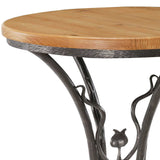 Sassafras Bar Height Table with 30in Round Top
