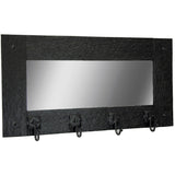 Cedarvale Wall Mirror Coat Rack | 8 Hooks