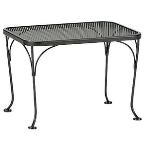 Occasional Mesh Top 18" x 24" Rectangle Side Table
