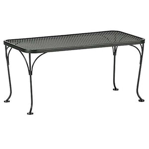 Occasional Mesh Top 18" x 36" Rectangle Coffee Table