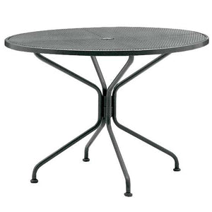 Round Umbrella Dining Table with Mesh Top | 42"