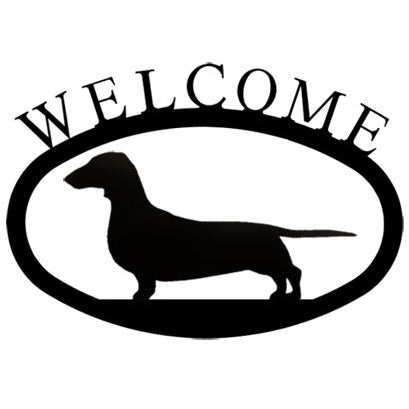 Welcome Sign Small - Dachshund