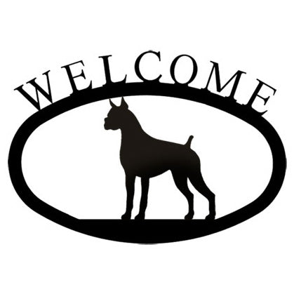 Welcome Sign Small - Boxer
