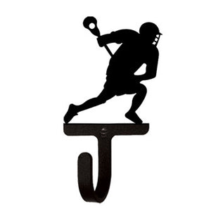 Lacrosse Player Wall Hook Small