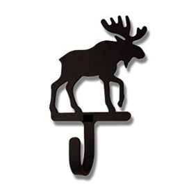 Wrought Iron Moose Magnet Hook
