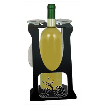 Wine Holder Pinecone Design