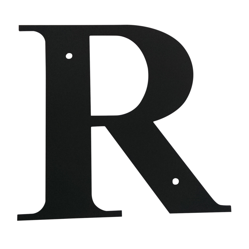Wrought Iron Letter R – timelesswroughtiron