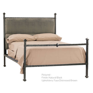 Forest Hill Bed with Upholstered Headboard