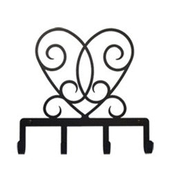 Wrought Iron Victorian Heart Key Holder – timelesswroughtiron