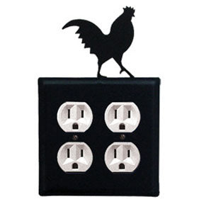 Rooster Outlet Cover (Double)