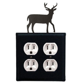 Deer Outlet Cover (Double)