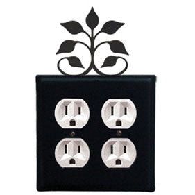 Leaf Fan Outlet Cover (Double)