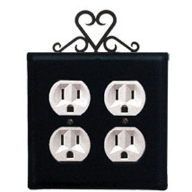 Heart Outlet Cover - Double