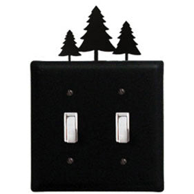 Pine Trees Switch Cover - Double