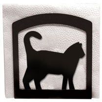 Wrought Iron Cat Napkin Holder
