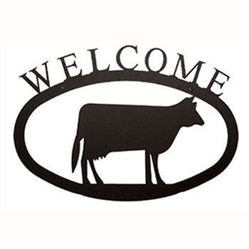 Cow Welcome Sign