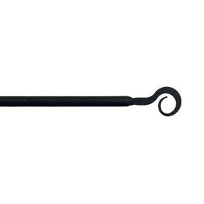 Wrought Iron Curl Curtain Rod – timelesswroughtiron