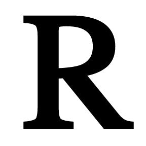 Wrought Iron Letter R – timelesswroughtiron