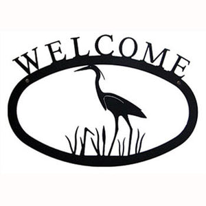 Blue Heron Welcome Sign