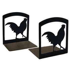 Wrought Iron Rooster Bookends – timelesswroughtiron
