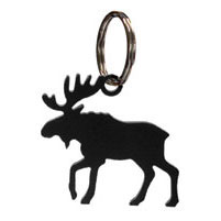 Wrought Iron Moose Key Chain