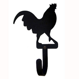 Rooster Small Wall Hook (Hook Depth Measures 1-1/4"D)
