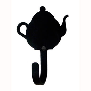 Teapot Small Wall Hook (Hook Depth Measures 1-1/4