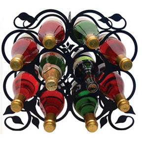 Leaf Wine Rack - (Holds 10 Bottles)