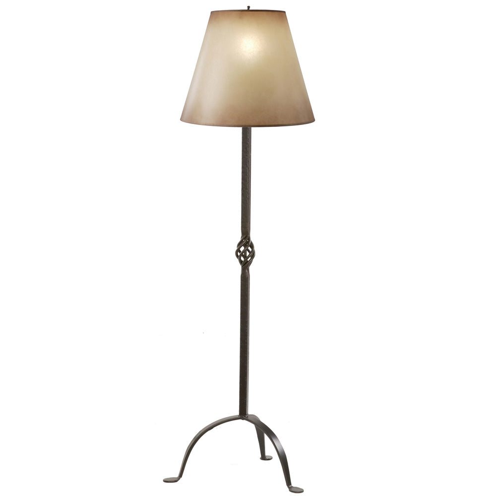 basket weave floor lamp