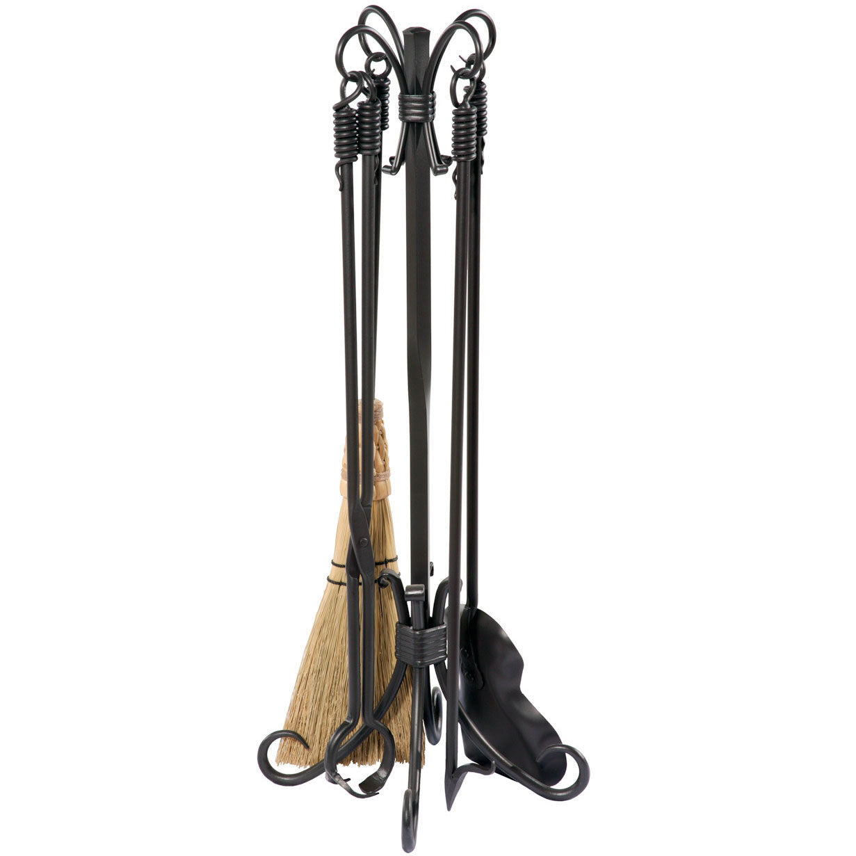 Wrought Iron Fireplace Tool Set Phoenix 5 Piece Fireplace Tool Set